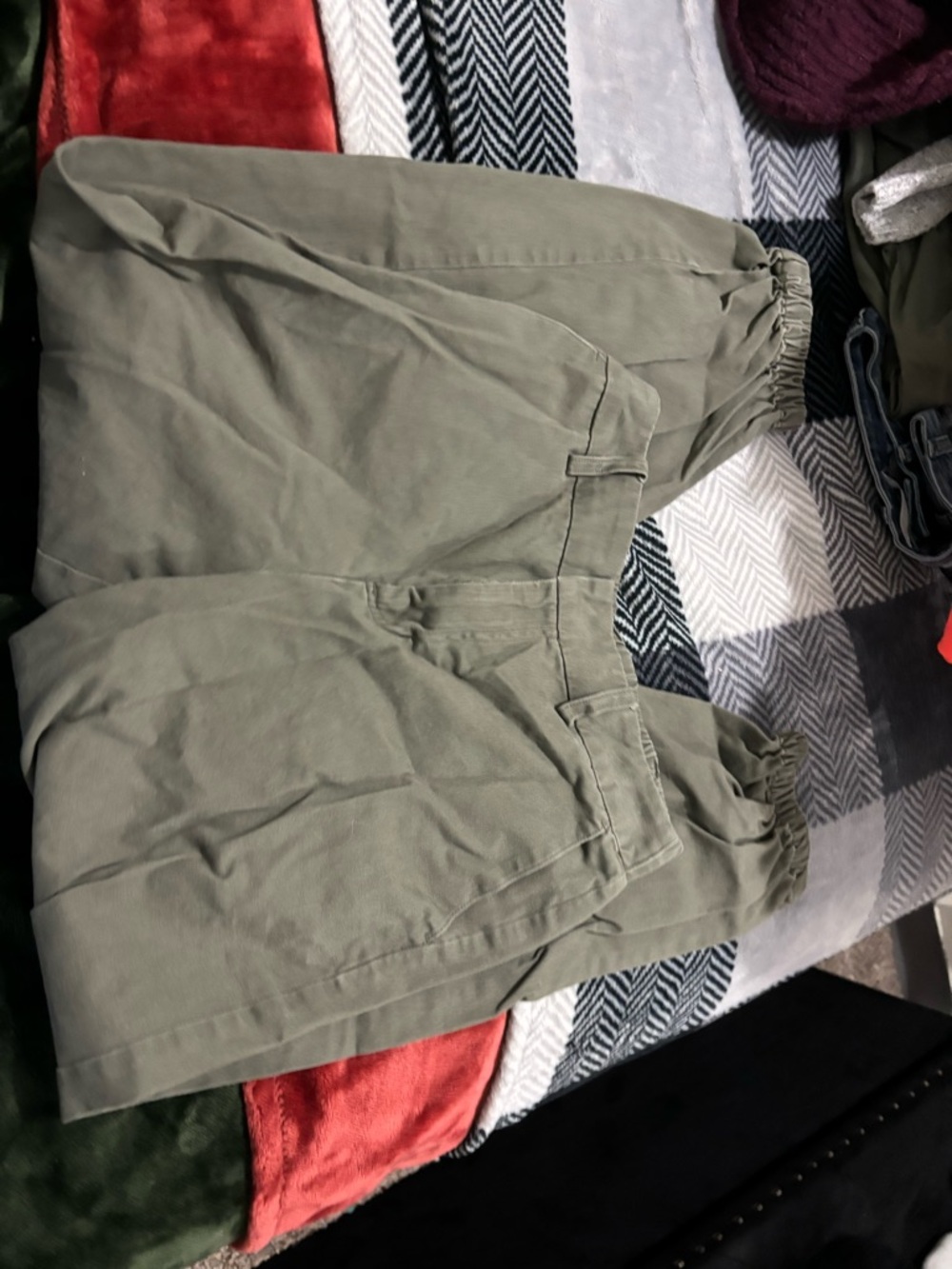 Forever 21 Womens Olive Chino Jogger Pants